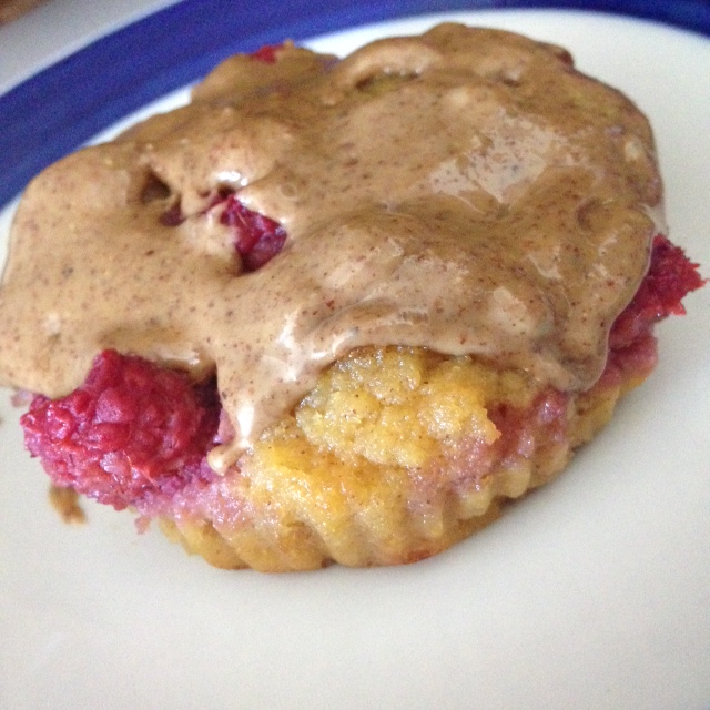 Lemon Raspberry Coconut Flour Muffins from Healthy, Fit & Barefoot!