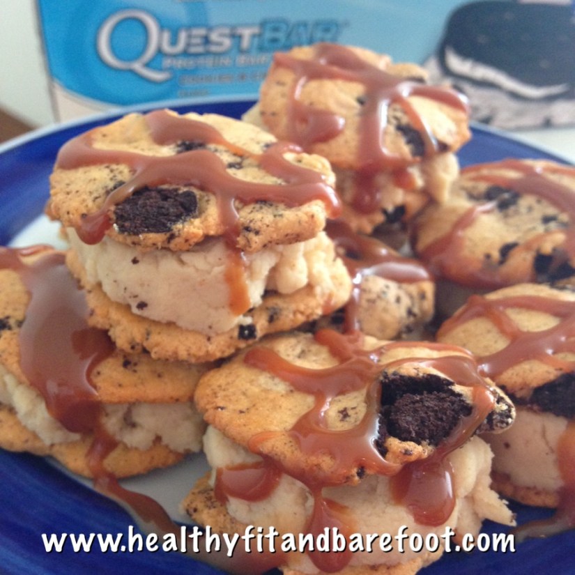 Cookies & Cream Quest Bar "Cream" Filled Cookies | Healthy, Fit & Barefoot!