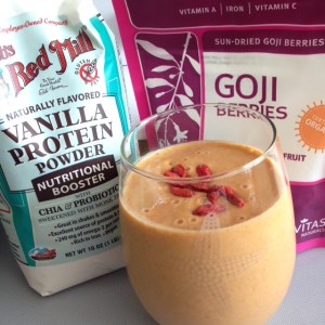 Vanilla Goji Berry Protein Smoothie