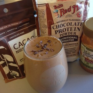 Chocolate Peanut Butter Protein Smoothie