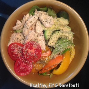 Grilled Chicken Salad | Healthy, Fit & Barefoot!
